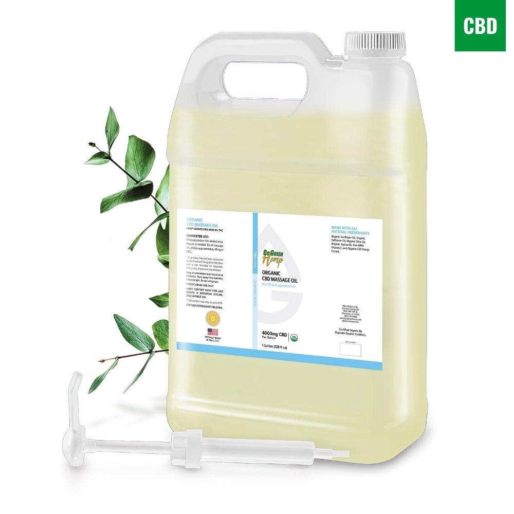 Bulk CBD Massage Oil 4000mg - 1 Gallon 💰 HIGH TICKET