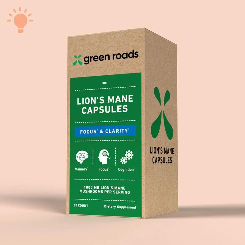 Lion's Mane Focus & Clarity Mushroom Capsules - (60ct)