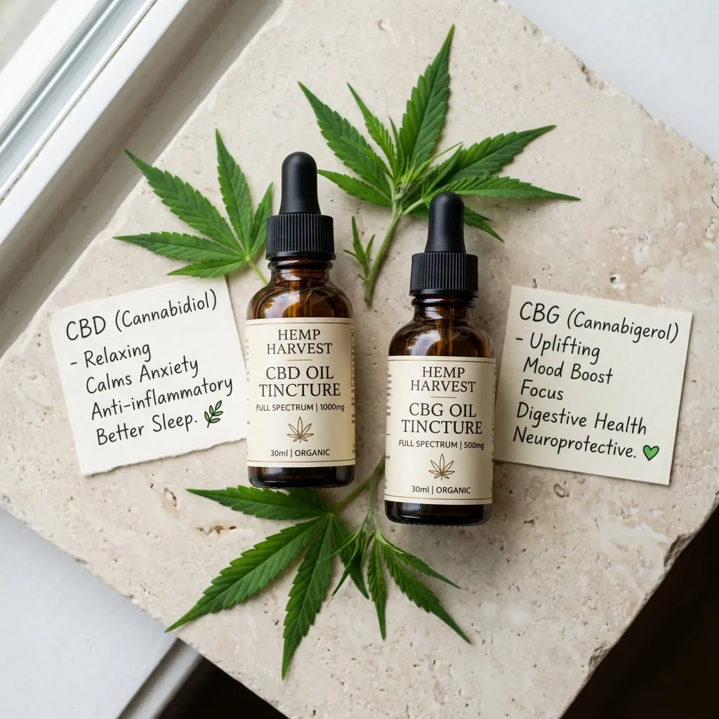 CBG vs CBD: What Actually Differs, and What Does Not