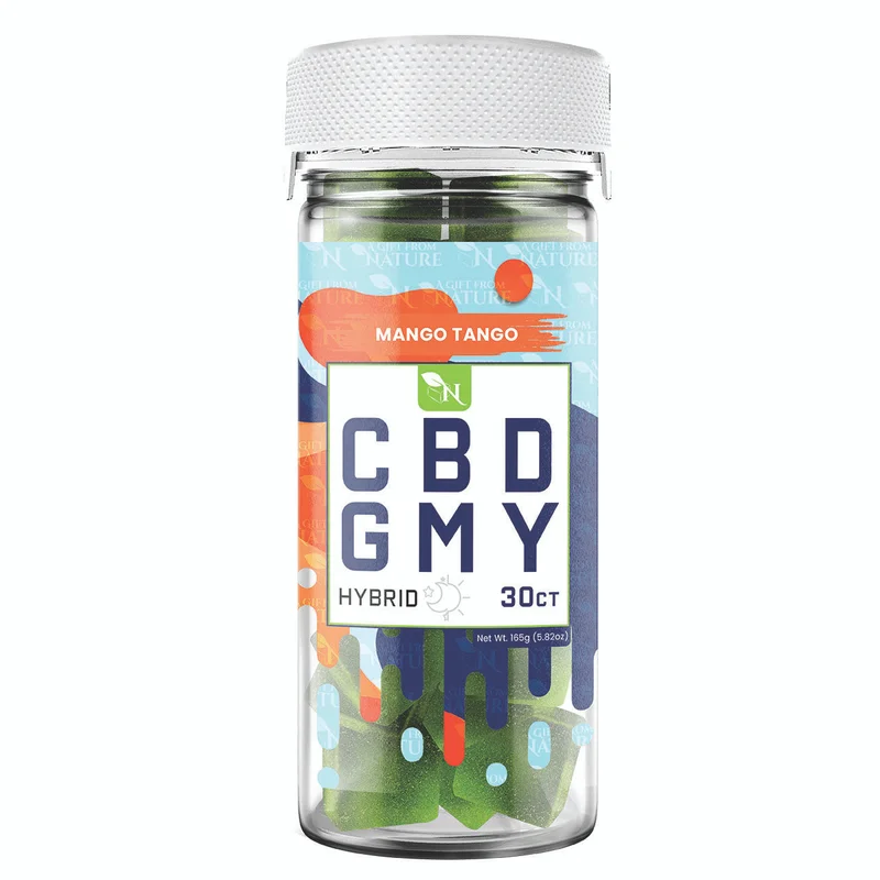 Mango Tango CBD Gummies 1500mg | Hybrid Wellness