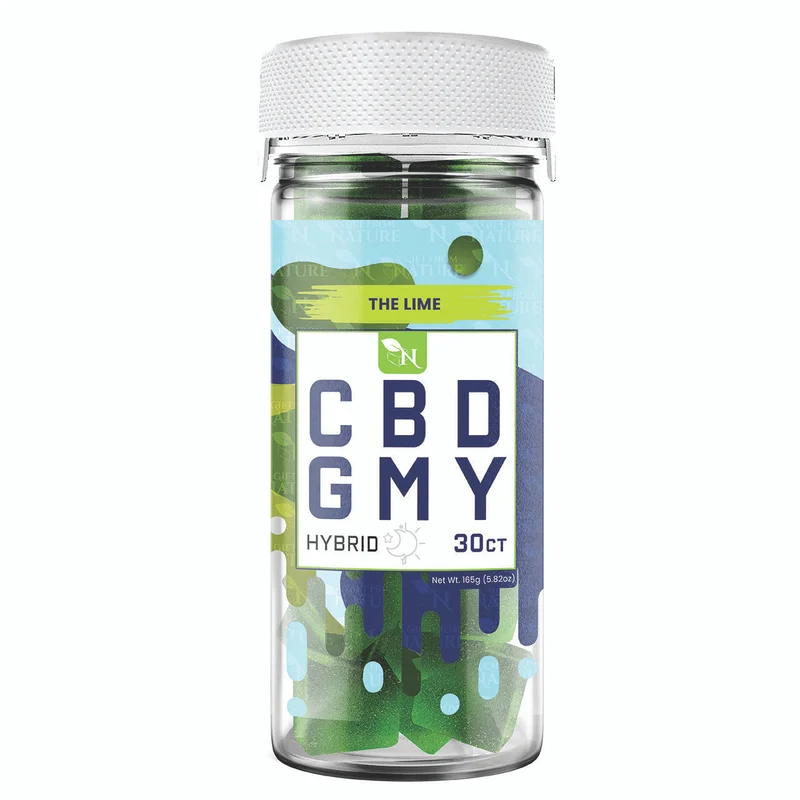 CBD Gummies 30ct | Lime 1500mg | Hybrid