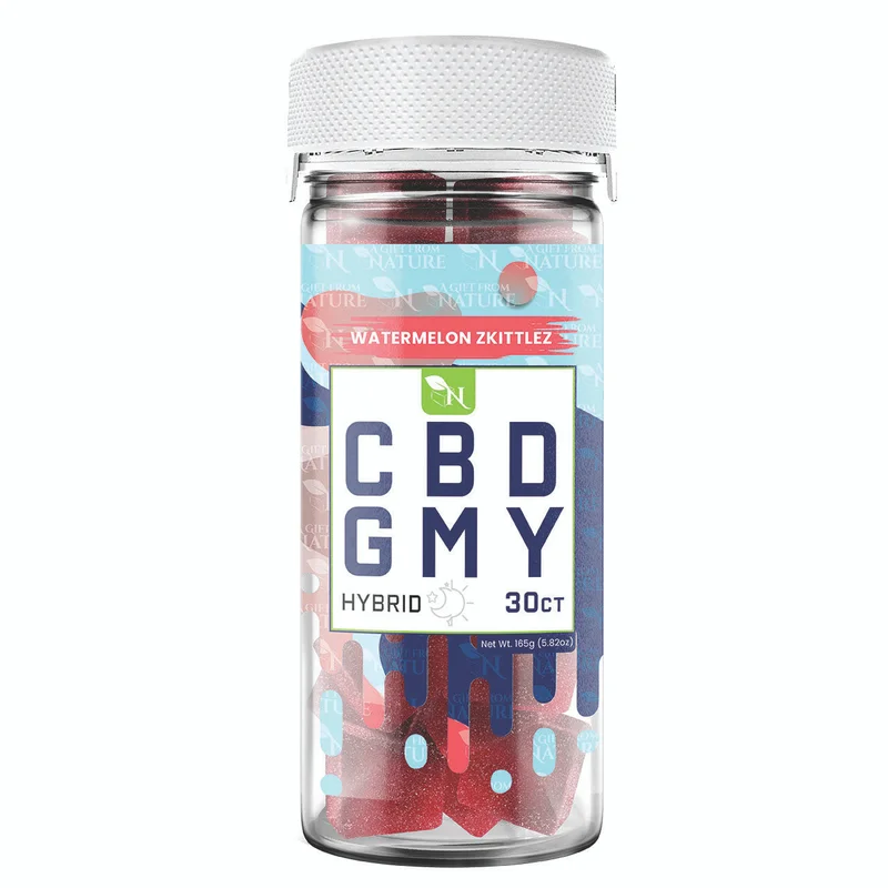 Watermelon Zkittlez CBD Gummies 1500mg | Refreshing Hybrid