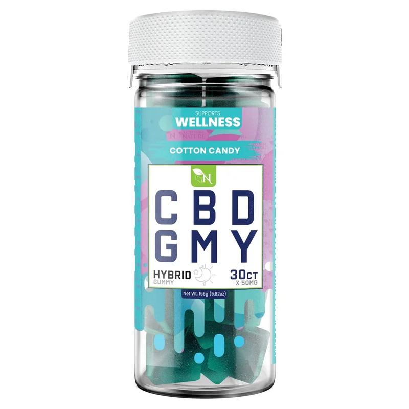 CBD Daily Gummies 50mg – 1500mg Cotton Candy | 30ct