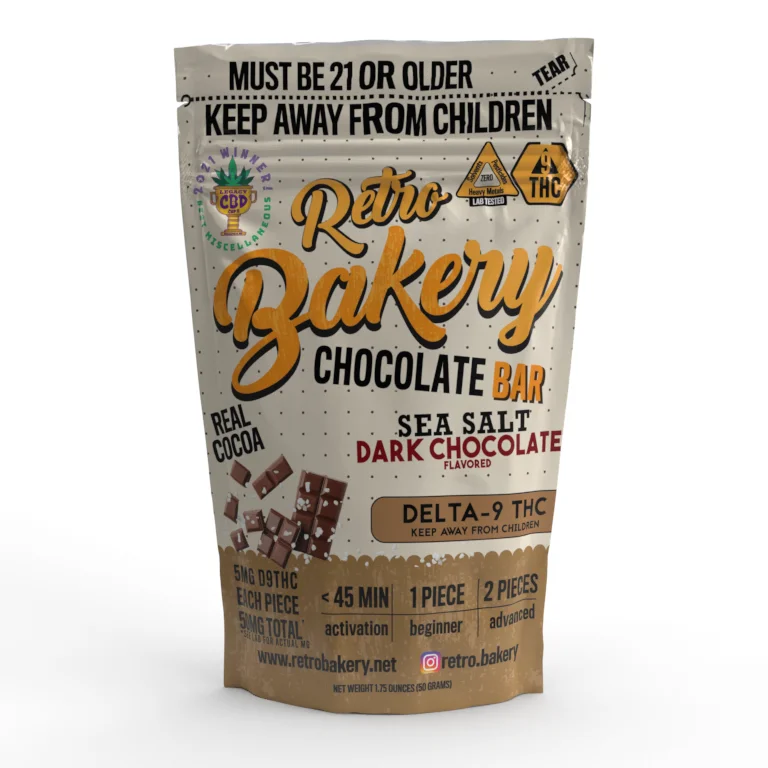 50mg THC Dark Chocolate Bar - 10 Pieces