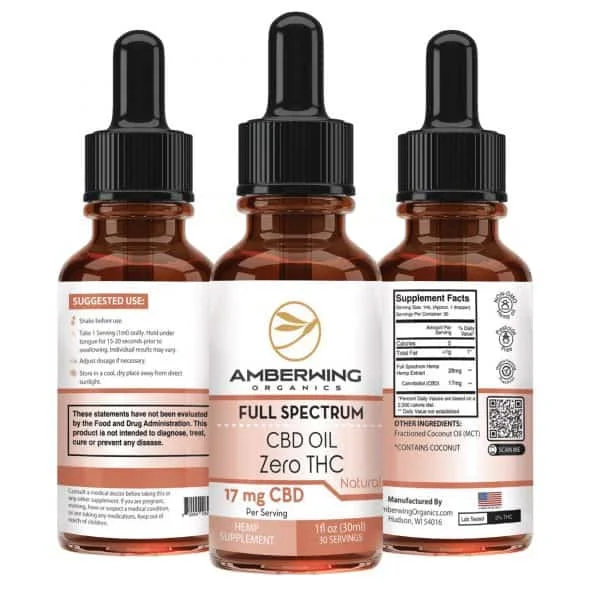 THC Free CBD Oil Any-Time All Natural | 500mg