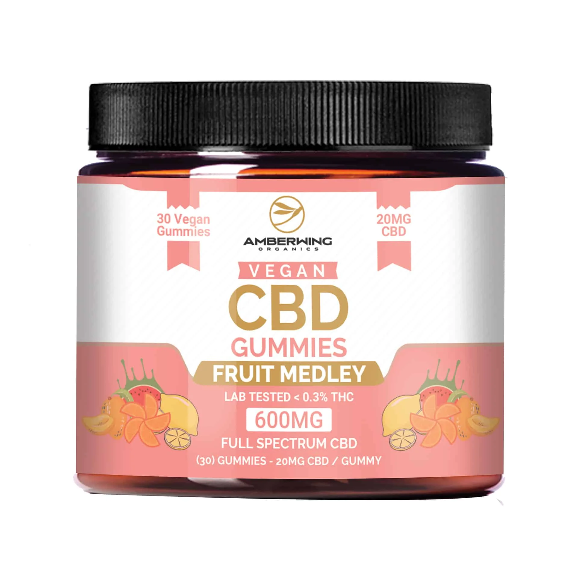 Full Spectrum Vegan CBD Gummies - Fruit Medley