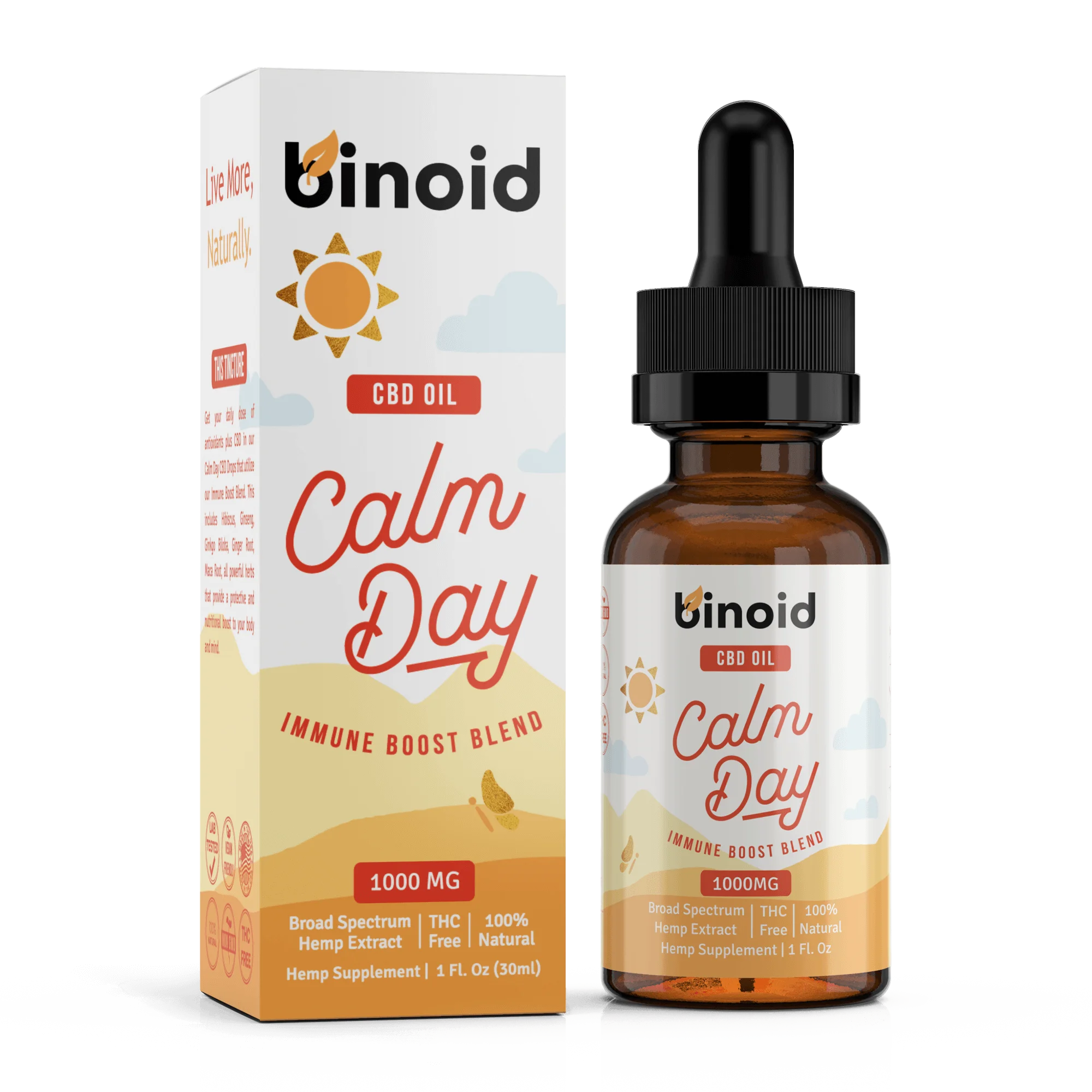 Binoid Calm Day CBD Oil – Immune Boost