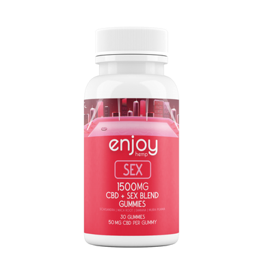 1500mg CBD Sex Gummies - Full Spectrum CBD + Maca Root