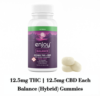 625mg Balance THC+CBD Gummies | Hybrid