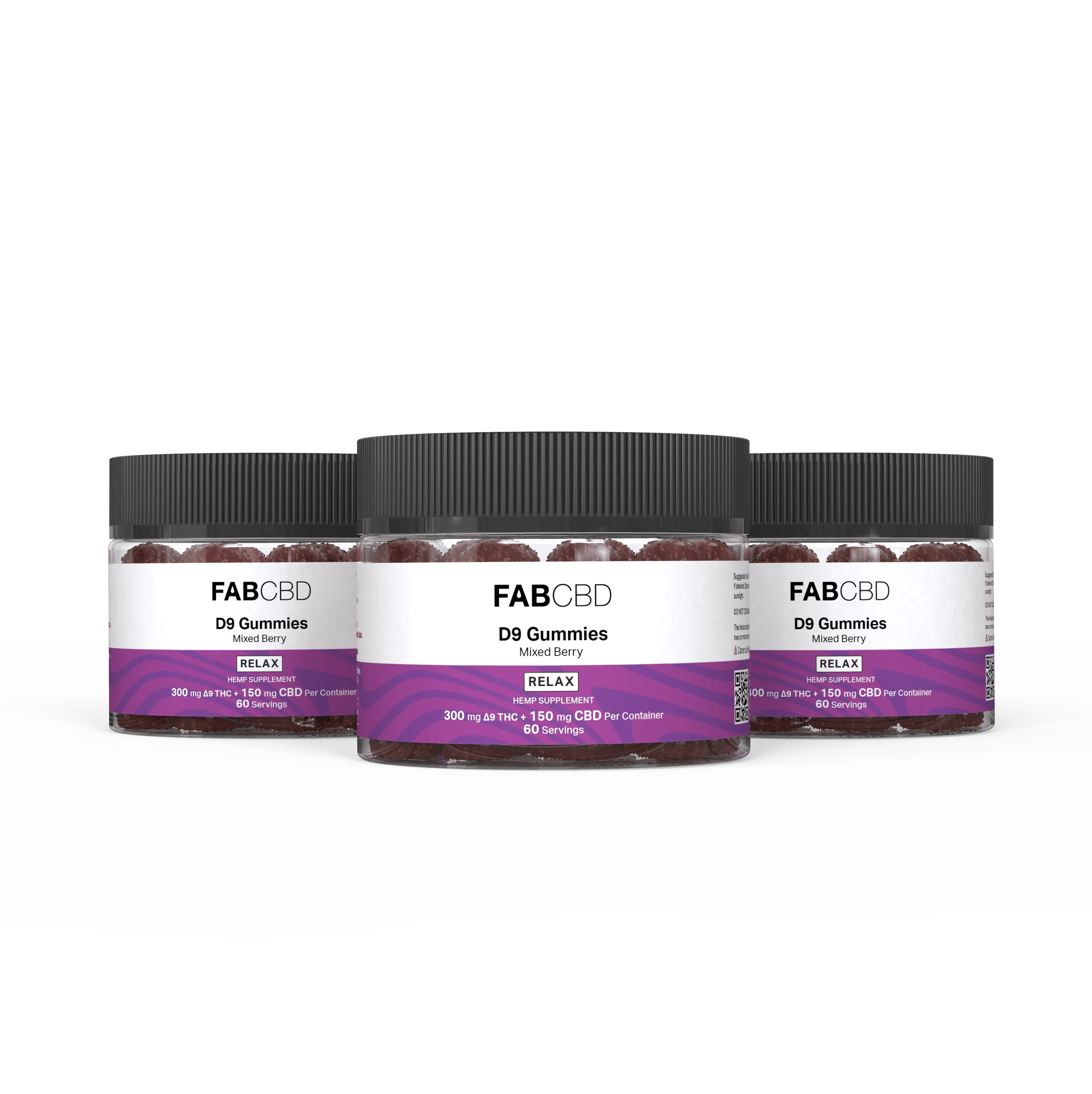 Delta 9 Gummies 3-Pack - Mixed Fruit