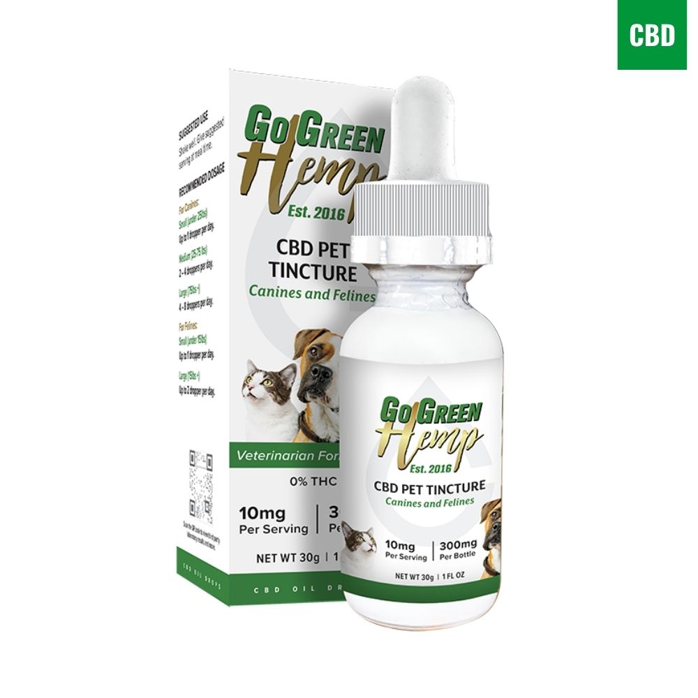 CBD Dog & Cat Oil Tincture Drops 300mg-510mg