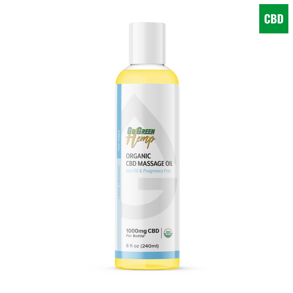CBD Massage Oil USDA Organic